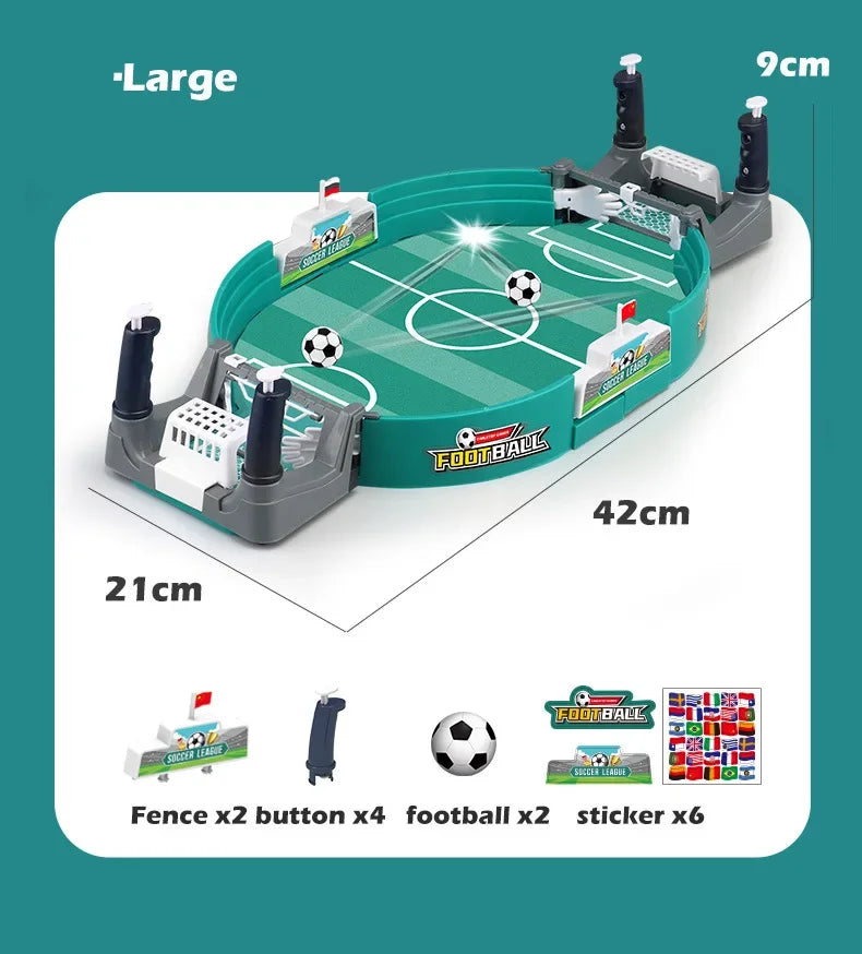 Interactive Mini Football Game – 2 Player Table Soccer Match Toy for Kids & Families