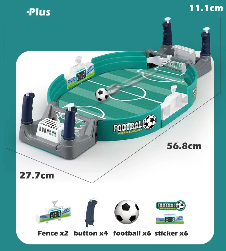 Interactive Mini Football Game – 2 Player Table Soccer Match Toy for Kids & Families