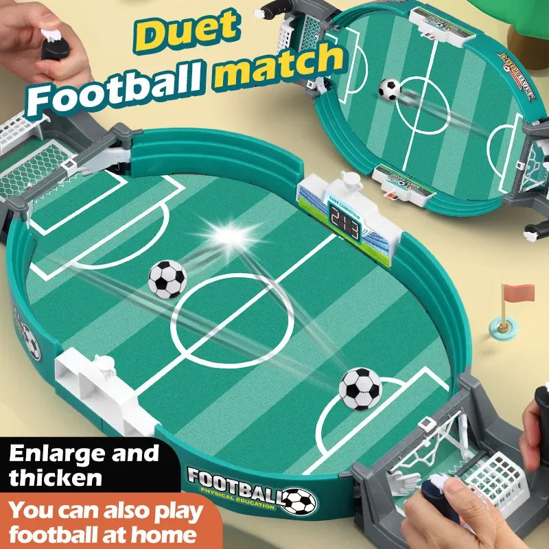 Interactive Mini Football Game – 2 Player Table Soccer Match Toy for Kids & Families
