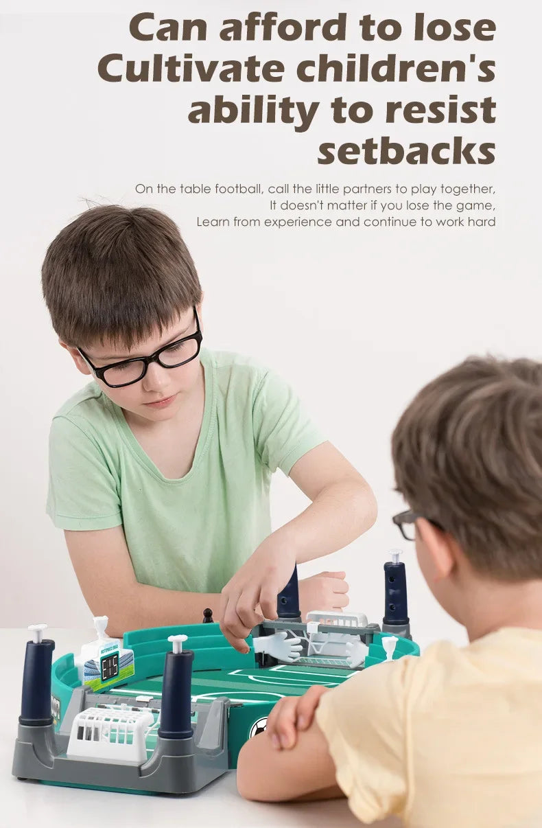 Interactive Mini Football Game – 2 Player Table Soccer Match Toy for Kids & Families