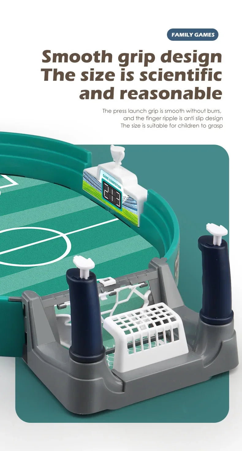 Interactive Mini Football Game – 2 Player Table Soccer Match Toy for Kids & Families