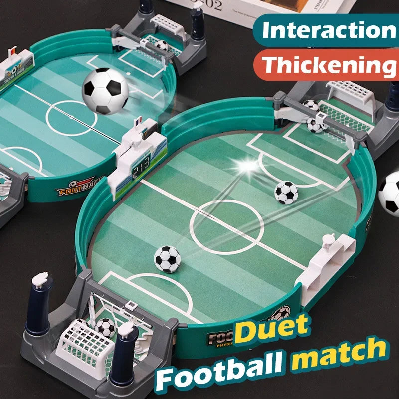 Interactive Mini Football Game – 2 Player Table Soccer Match Toy for Kids & Families
